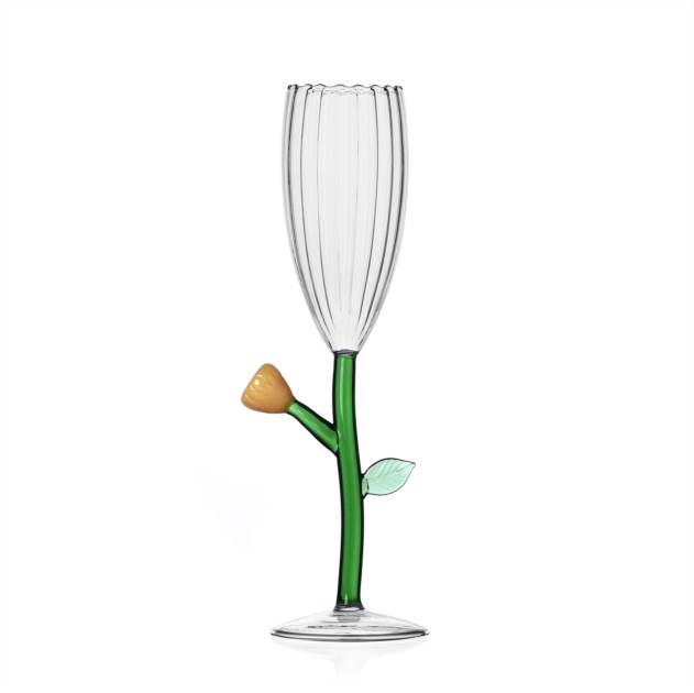 Waterdrop Flair Glass - Daffodil - High-Quality Borosilicate Glass