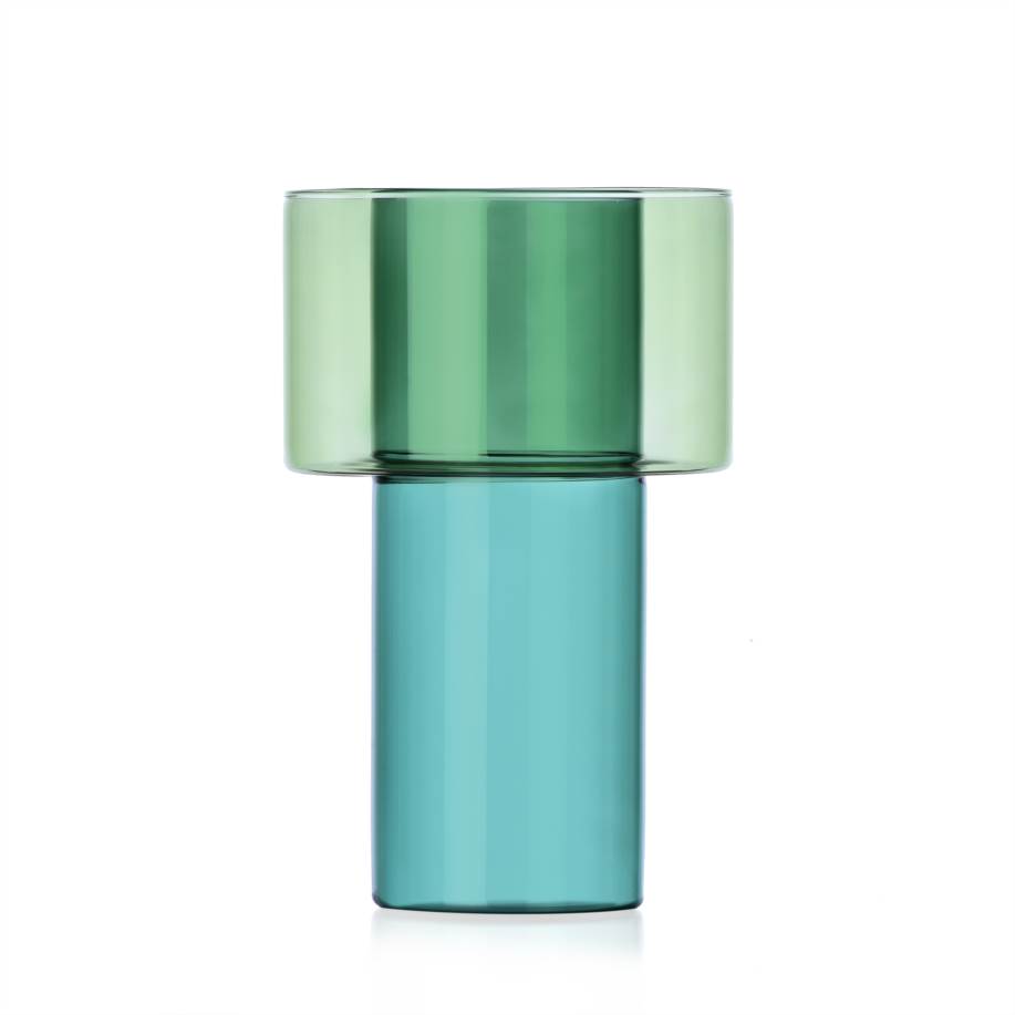 Vase A petrol-green