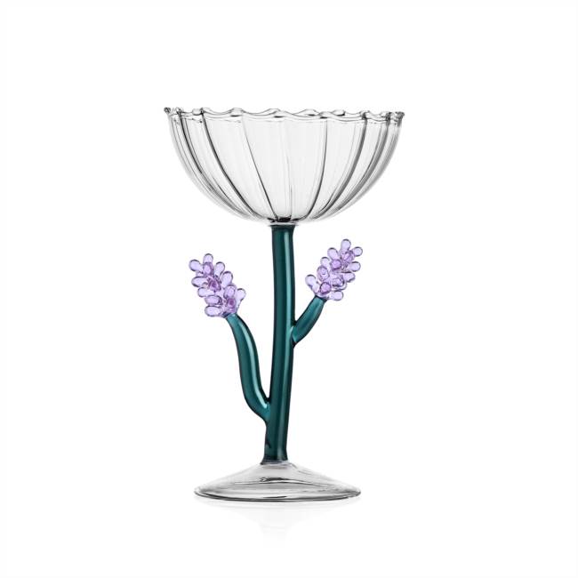 Champagne bowl lavender