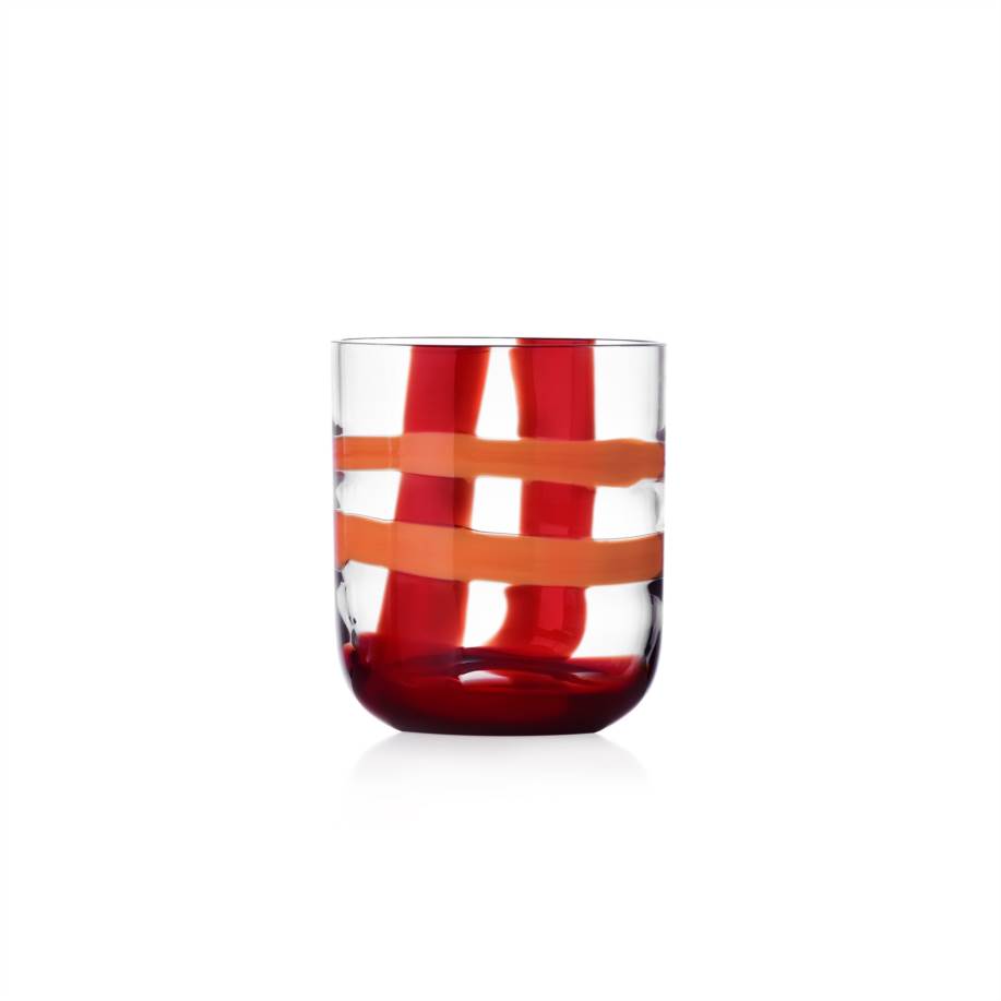 Tumbler bordeaux-arancio