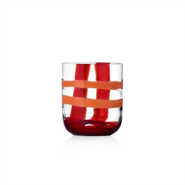 Tumbler bordeaux-arancio