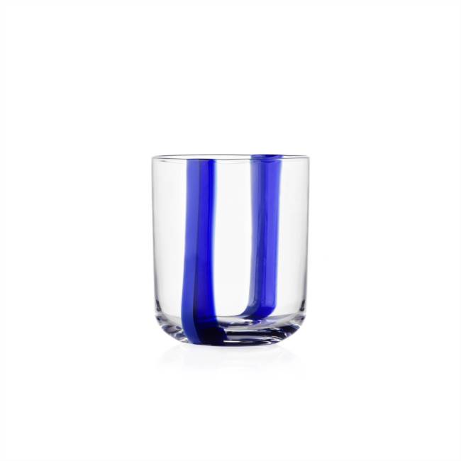 Tumbler blu-azzurro "U"