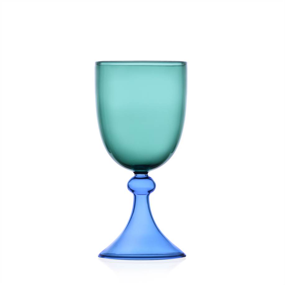 Goblet petrol-light blue