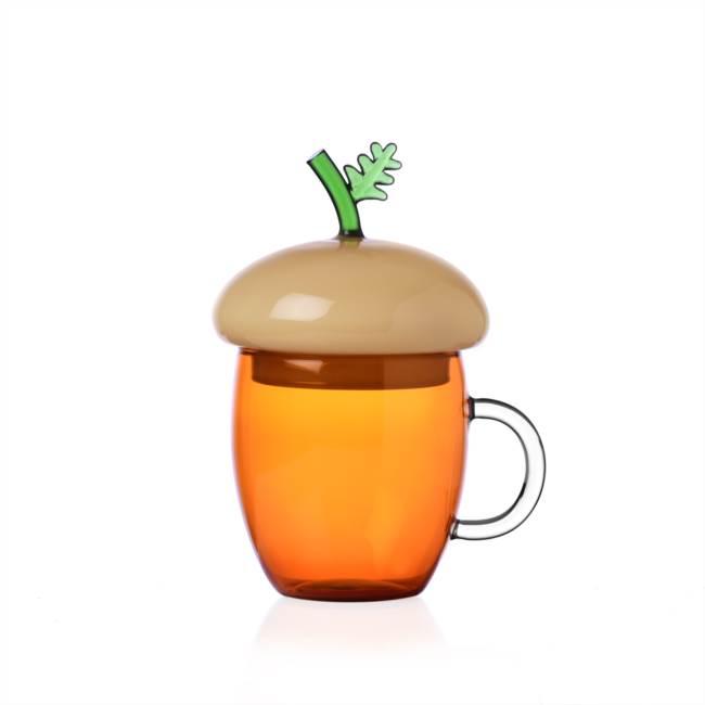 Mug acorn w/lid