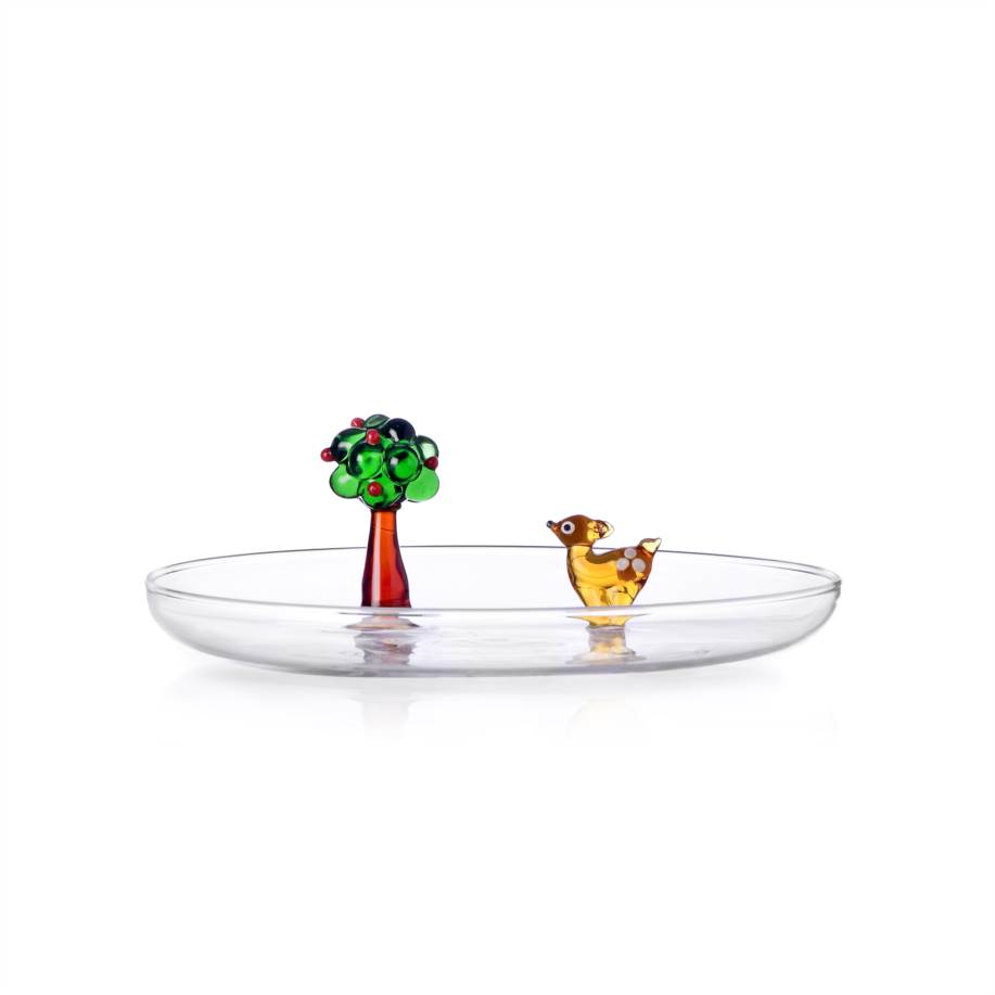 Plate 20cm lonely fawn-apple tree