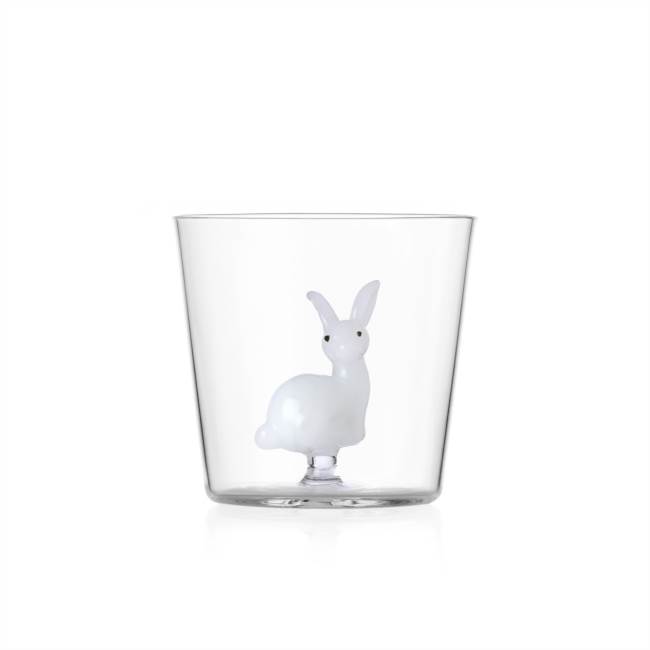 Tumbler rabbit white