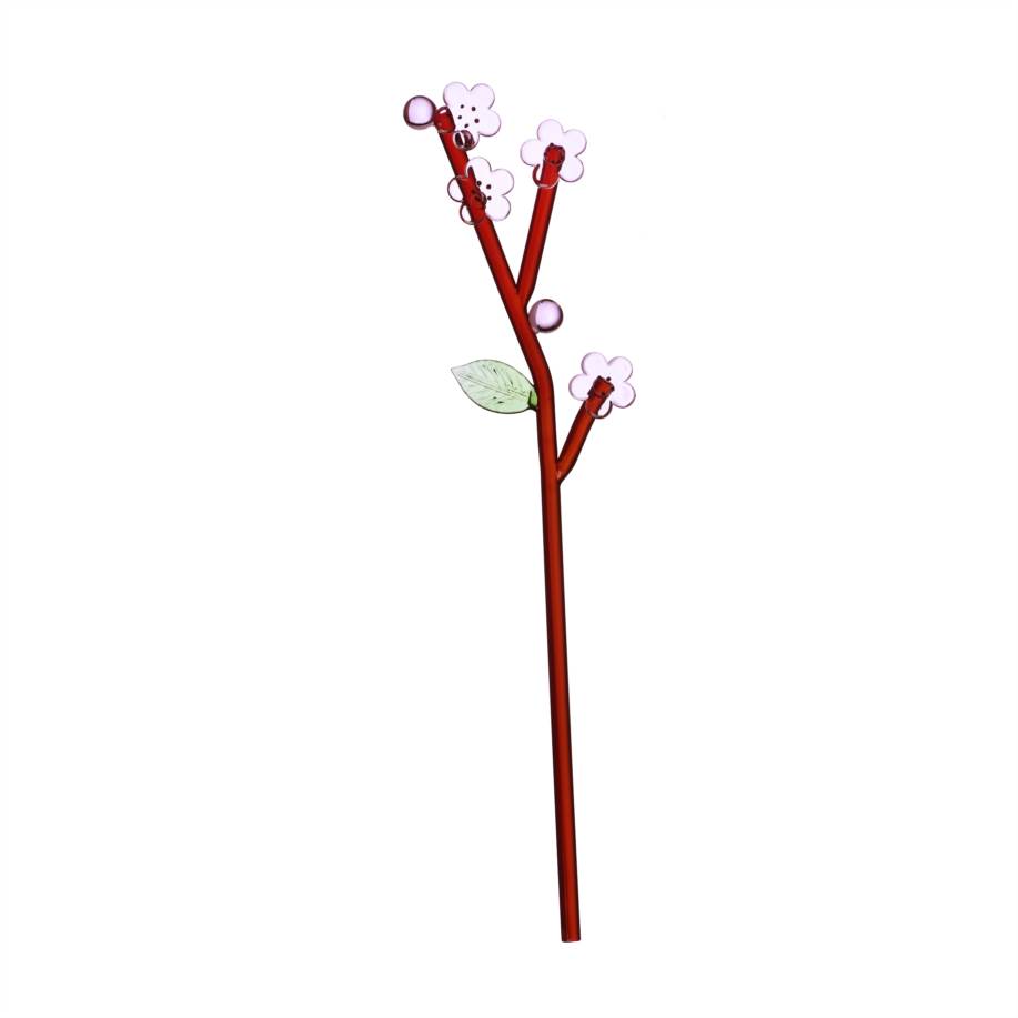 Glass flower peach blossom