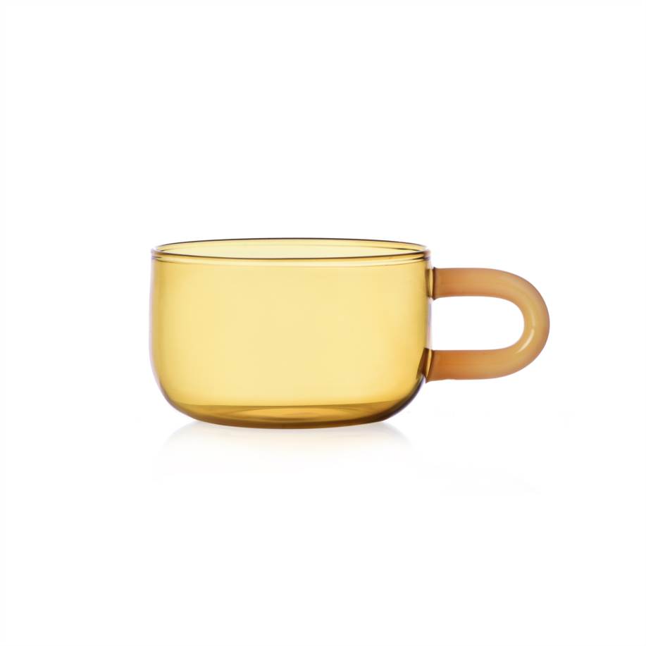 Tea cup yellow