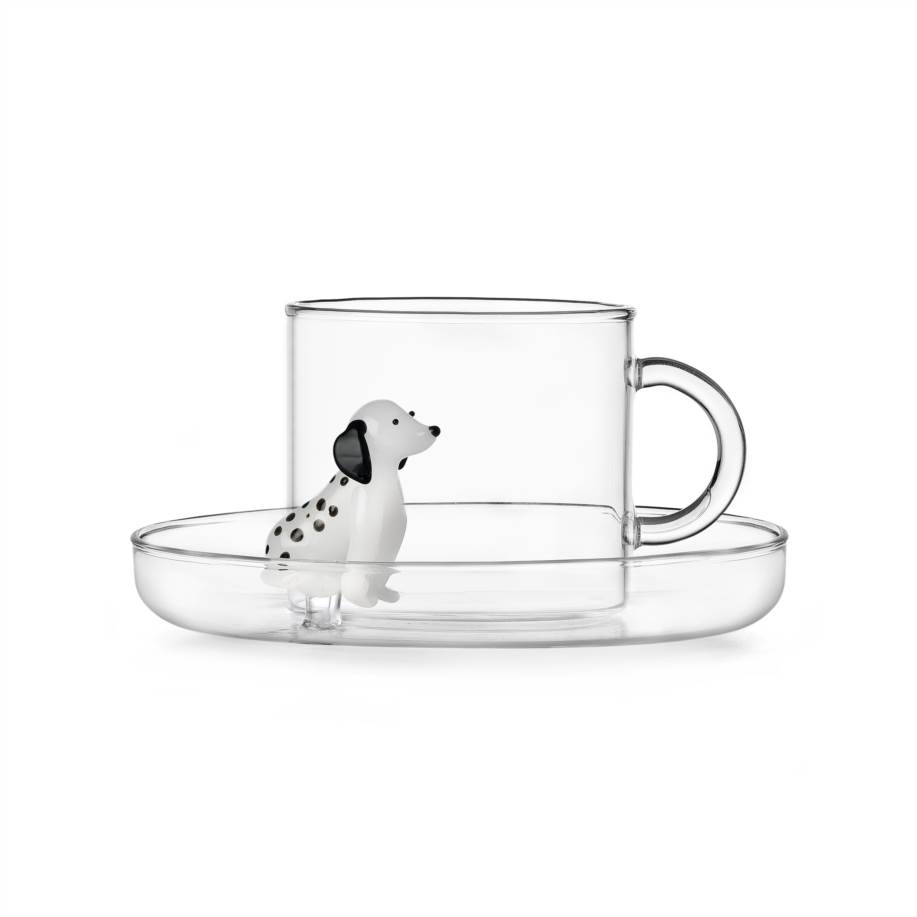 Tea cup w/saucer Dalmata