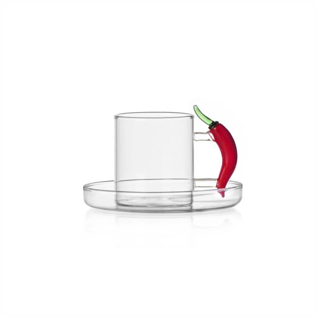 Coffee cup chili pepper