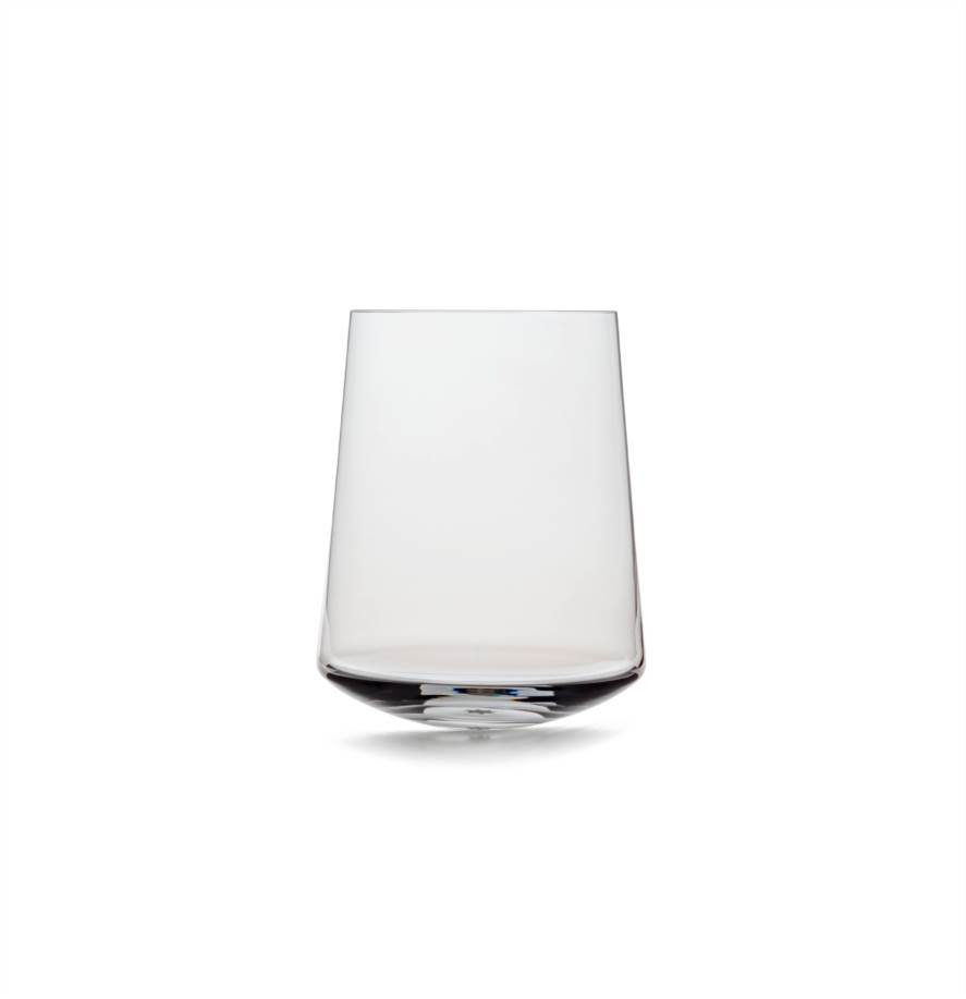 White wine glass smoke